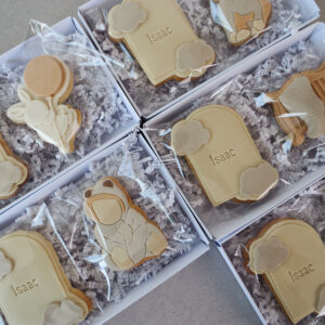Coffret biscuits décorés – Thème Naissance